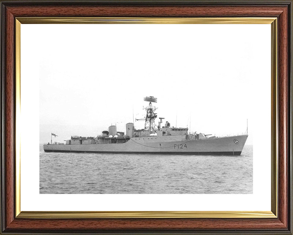 HMS Zulu (F124) Photo Print - Starboard View - Royal Navy Tribal Class Frigate Hampshire Prints 10 x 8 Classic Frame Yes