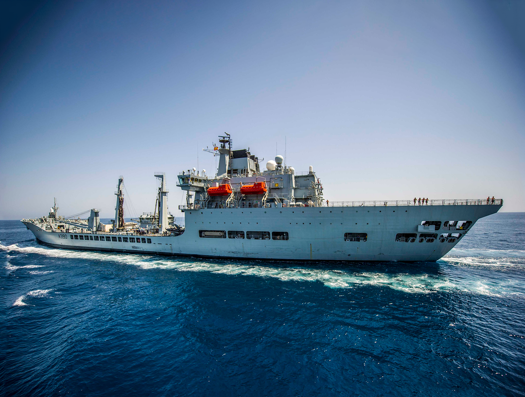 RFA Wave Ruler (A390) Photo Print - At Sea - Royal Fleet Auxiliary Wave Class Fleet Tanker Hampshire Prints 6 x 4 No Frame No