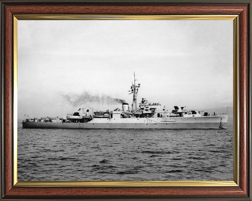 HMS Lark (U11) Photo Print - Starboard View - Royal Navy Black Swan Class Sloop Hampshire Prints 10 x 8 Classic Frame No