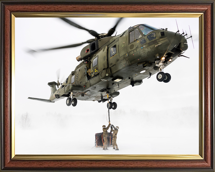 Royal Marines Commando Mobile Air Operations Team Photo Print - MAOT Hampshire Prints 10 x 8 Classic Frame No