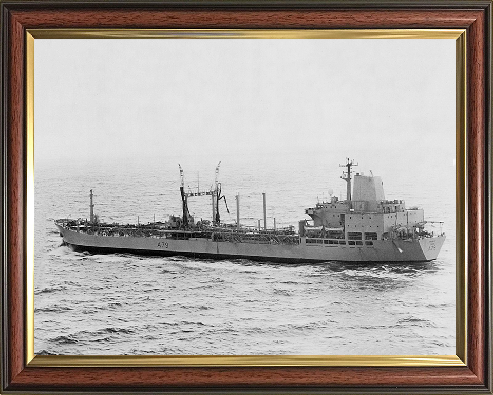 RFA Appleleaf (A79) Photo Print - Port Side - Royal Fleet Auxiliary Leaf Class Tanker Hampshire Prints 10 x 8 Classic Frame No