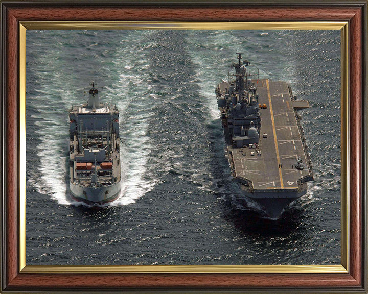 RFA Bayleaf (A109) Photo Print - Ready to RAS - Royal Fleet Auxiliary Leaf Class Tanker Hampshire Prints 10 x 8 Classic Frame No