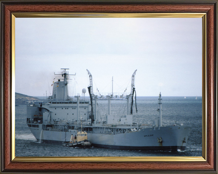 RFA Appleleaf (A79) Photo Print - Starboard Side - Royal Fleet Auxiliary Leaf Class Tanker Hampshire Prints 10 x 8 Classic Frame No