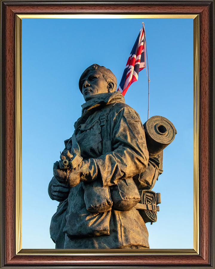 Royal Marine Yomper statue Royal Marines museum Photo Print or Framed Photo Print Hampshire Prints 10 x 8 Classic Frame No