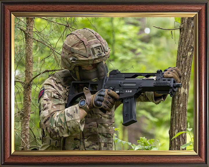 Royal Marines Battle training Photo Print - 45 Commando Hampshire Prints 10 x 8 Classic Frame No