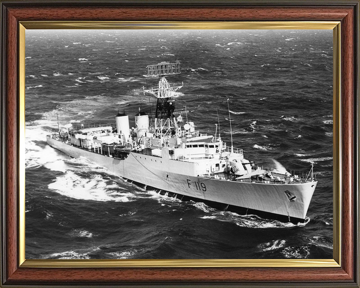 HMS Eskimo (F119) Photo Print - At sea 1967 - Royal Navy Tribal Class Frigate