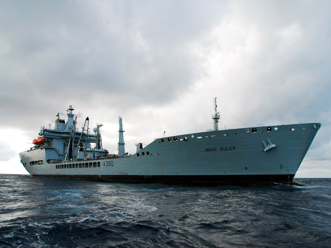 RFA Wave Ruler (A390) Photo Print - Starboard View - Royal Fleet Auxiliary Wave Class Fleet Tanker Hampshire Prints 6 x 4 No Frame No