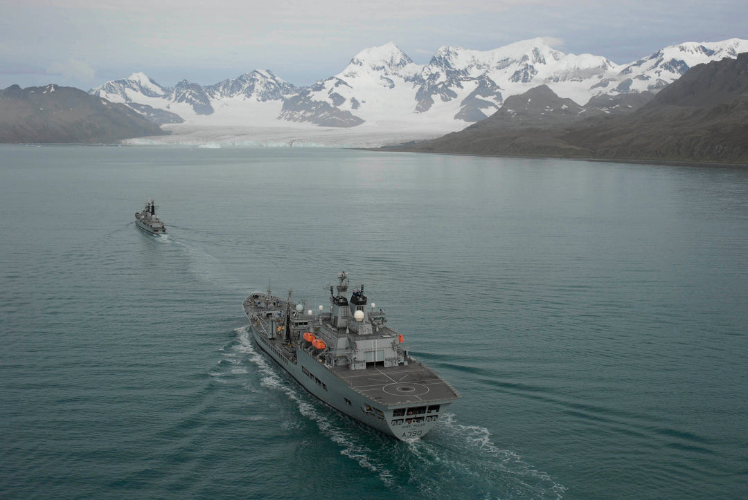 RFA Wave Ruler (A390) Photo Print - High Port Quarter View - Royal Fleet Auxiliary Wave Class Fleet Tanker Hampshire Prints 6 x 4 No Frame No