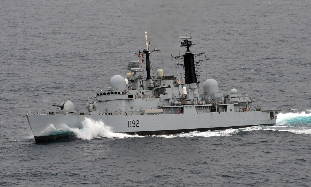HMS Liverpool (D92) Photo Print - At Sea Port Side View - Royal Navy Type 42 Destroyer Hampshire Prints 6 x 4 No Frame No