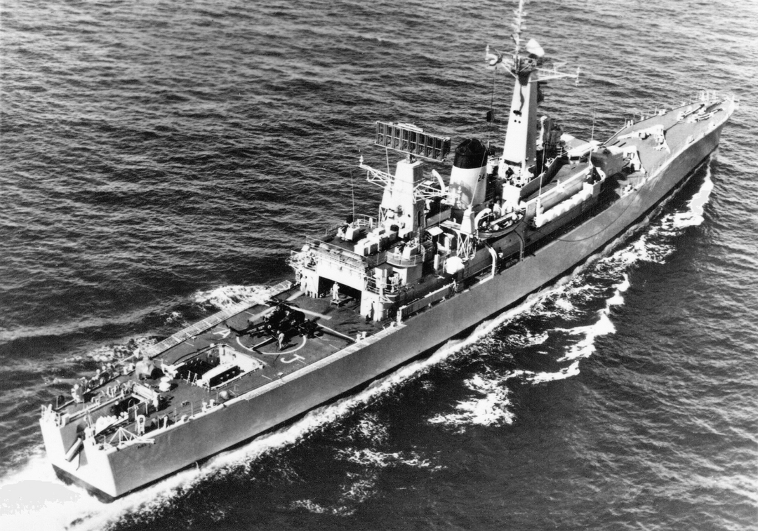 HMS Ajax (F114) Photo Print - From Above - Royal Navy Leander Class Frigate Hampshire Prints 6 x 4 No Frame No