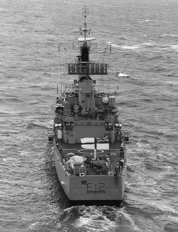 HMS Achilles (F12) Photo Print - Stern View - Royal Navy Leander Class Frigate Hampshire Prints 6 x 4 No Frame No