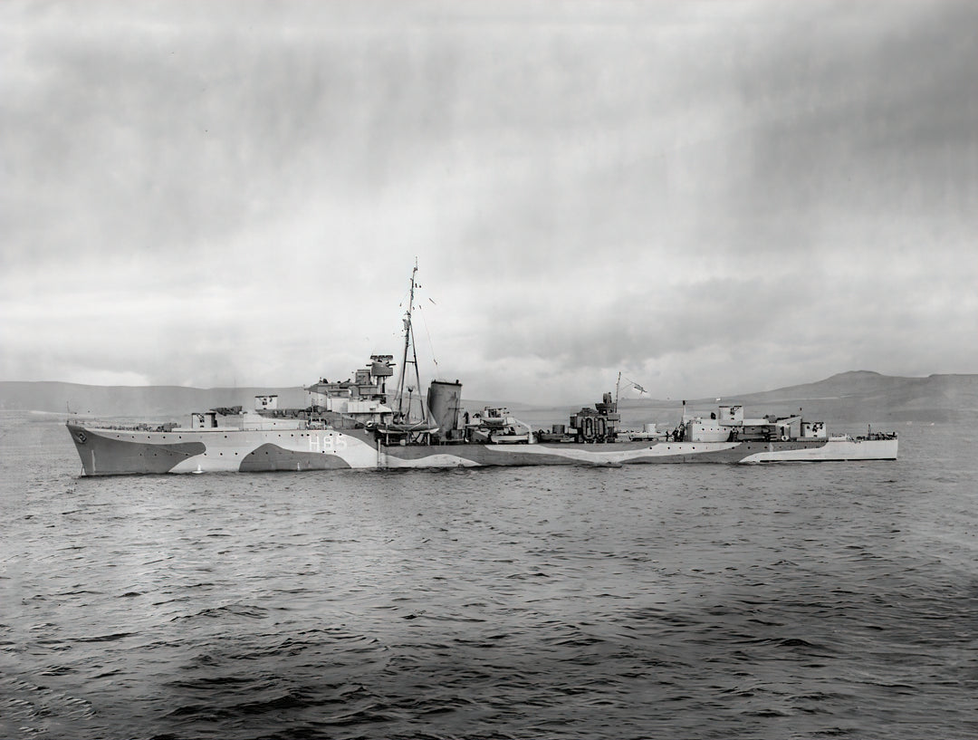 HMS Relentless (H85) Photo Print - Port Side - Royal Navy R Class Destroyer Hampshire Prints 6 x 4 No Frame No