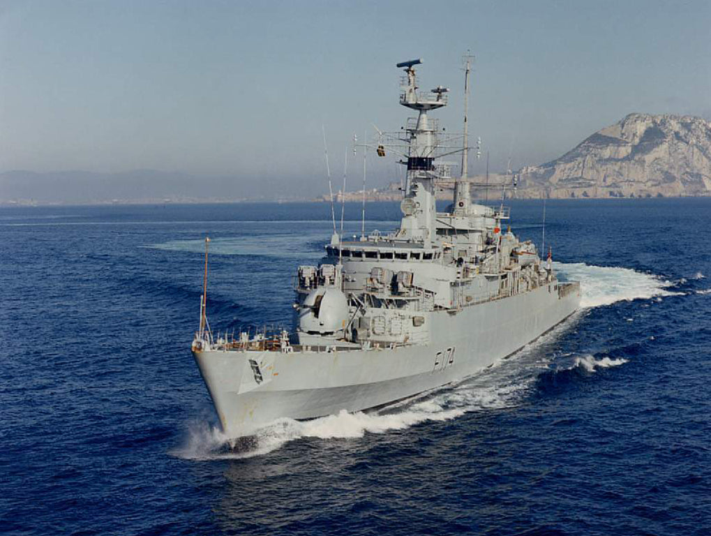 HMS Alacrity (F174) Photo Print - Off Gibraltar - Royal Navy Type 21 Frigate Hampshire Prints 6 x 4 No Frame No