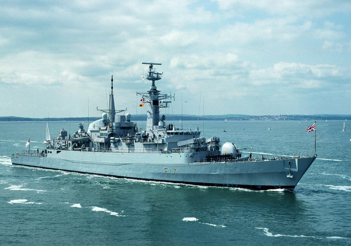 HMS Active (F171) Photo Print - Entering Portsmouth - Royal Navy Type 21 Frigate Hampshire Prints 6 x 4 No Frame No