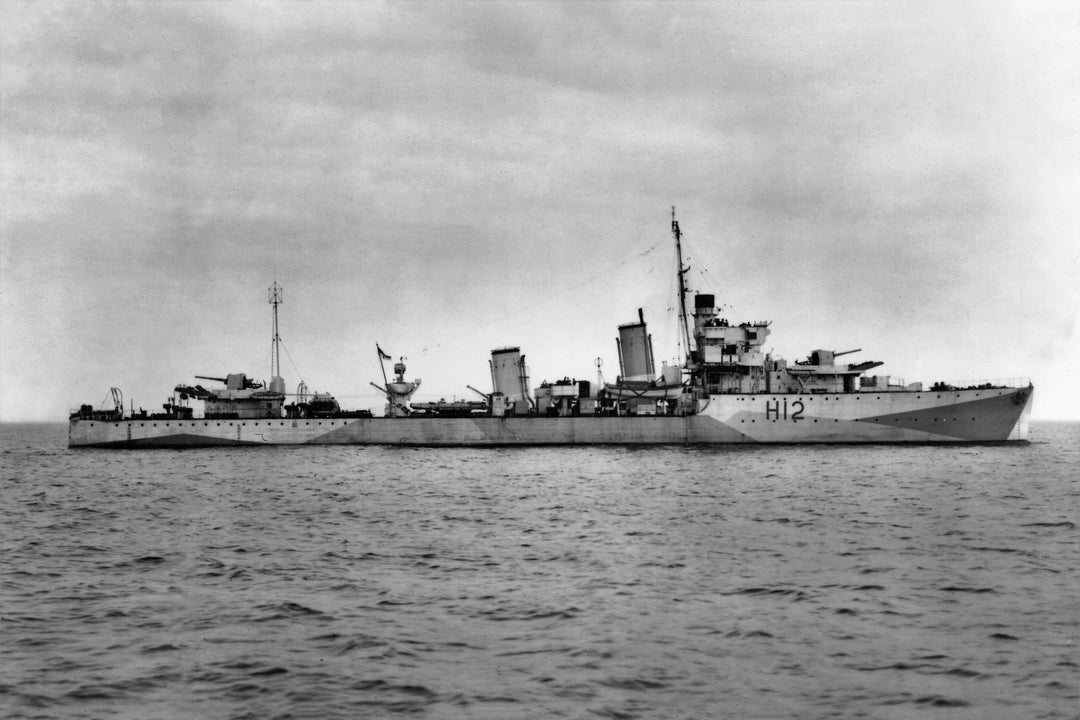 HMS Achates (H12) Photo Print - Starboard View - Royal Navy A Class destroyer Hampshire Prints 6 x 4 No Frame No