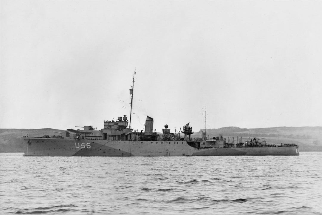 HMS Enchantress (L56) (U56) Photo Print - Port Side View - Royal Navy Bittern Class Sloop Hampshire Prints 6 x 4 No Frame No