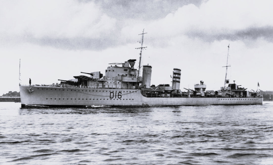 HMS Ivanhoe (D16) Photo Print - Port side View - Royal Navy I Class Destroyer Hampshire Prints 6 x 4 No Frame No