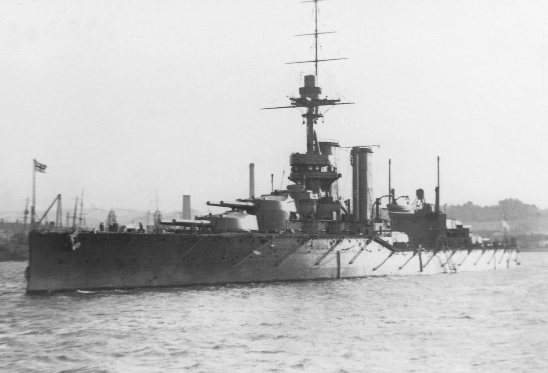 HMS Ajax (1912) Photo Print - Port Side View - Royal Navy King George V Class Battleship Hampshire Prints 6 x 4 No Frame No