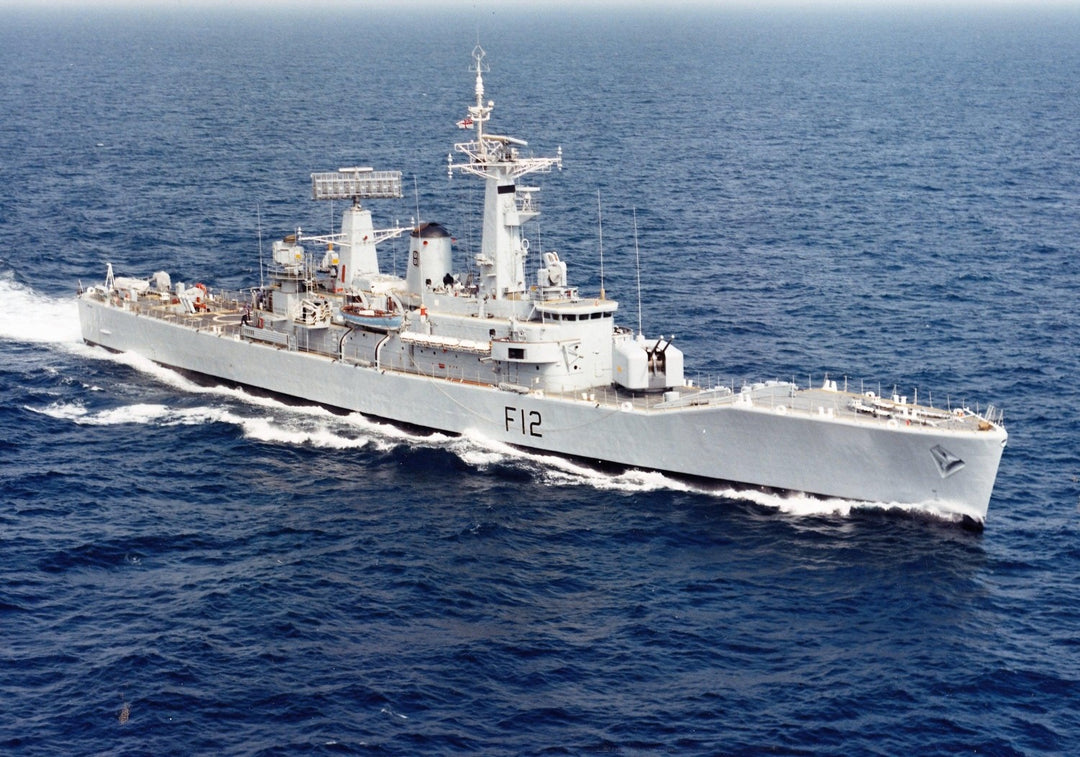 HMS Achilles (F12) Photo Print - Starboard Bow View - Royal Navy Leander Class Frigate Hampshire Prints 6 x 4 No Frame No