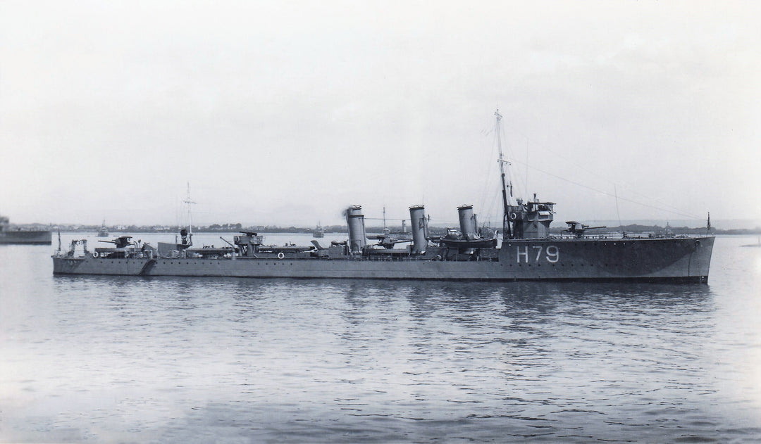 HMS Sceptre (H79) Photo Print - Starboard Beam View - Royal Navy R Class Destroyer Hampshire Prints 6 x 4 No Frame No