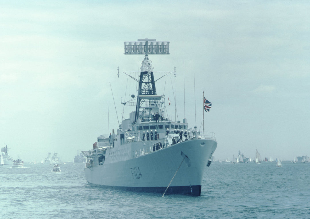 HMS Zulu (F124) Photo Print - At Anchor - Royal Navy Tribal Class Frigate Hampshire Prints 6 x 4 No Frame No