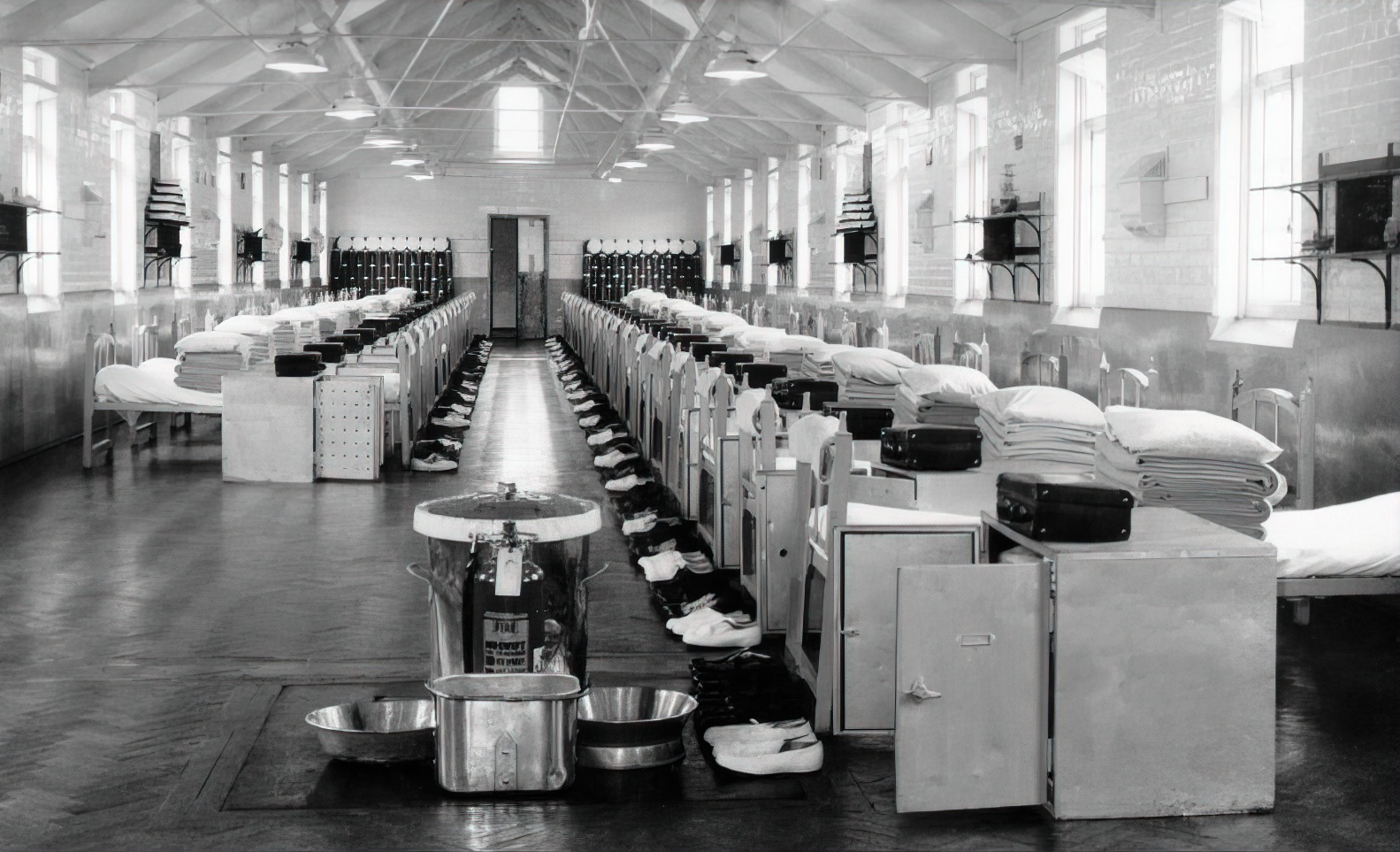 HMS Ganges Mess Deck In The 1960 s Shore Establishment Photo Print R hms-ganges-mess-deck-in-the-1960-s-shore-establishment-photo-print-r