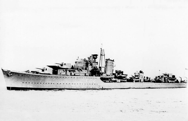 HMS Kingston (F64) Photo Print - Port Side View - Royal Navy K Class Destroyer Hampshire Prints 6 x 4 No Frame No
