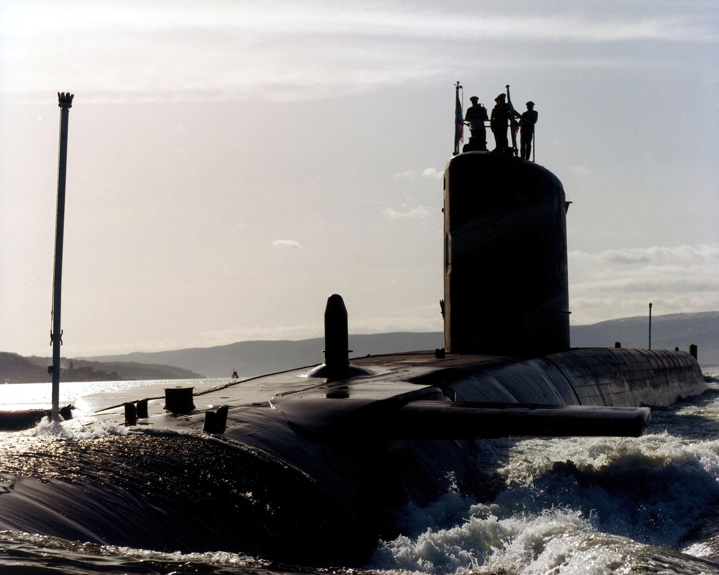 HMS Renown S26 Resolution Class Submarine Photo Print Port Bow View hms-renown-s26-resolution-class-submarine-photo-print-port-bow-view
