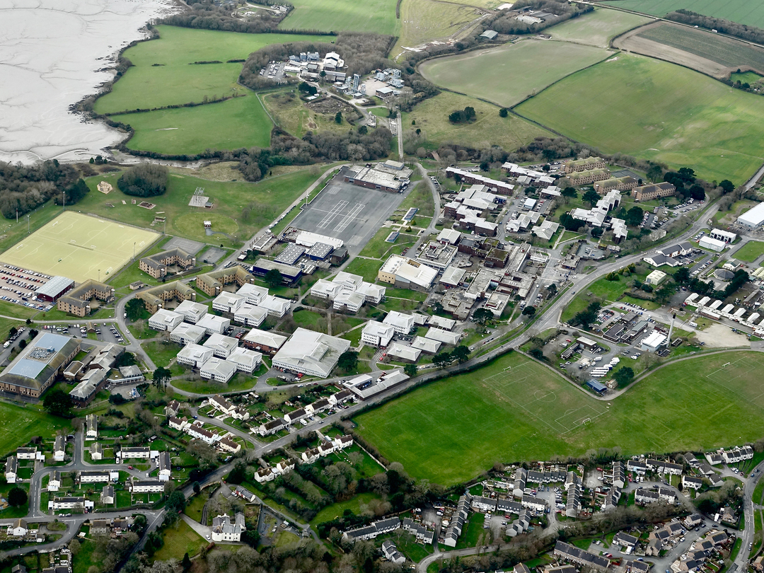 HMS Raleigh Aerial Photo