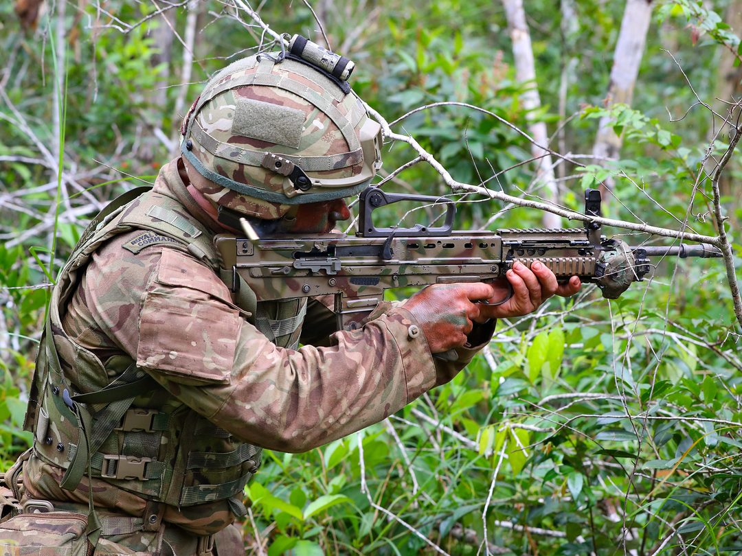 Royal Marine from 40 Commando photo print