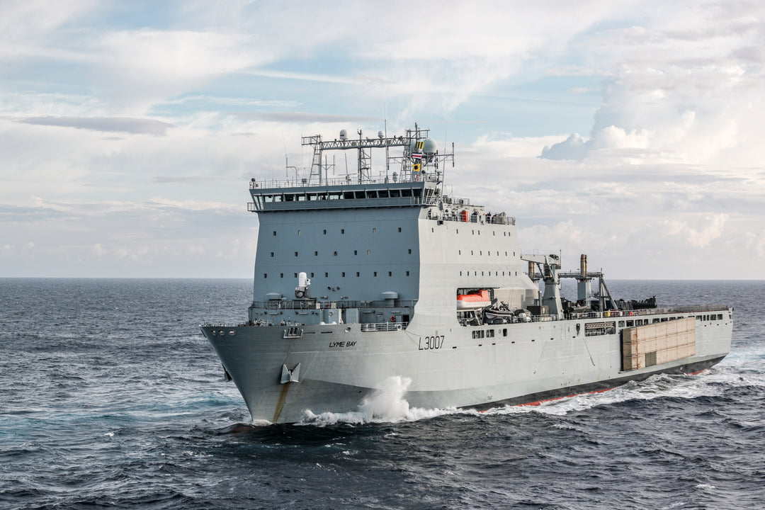 Royal Fleet Auxiliary Bay Class ships Photo Prints