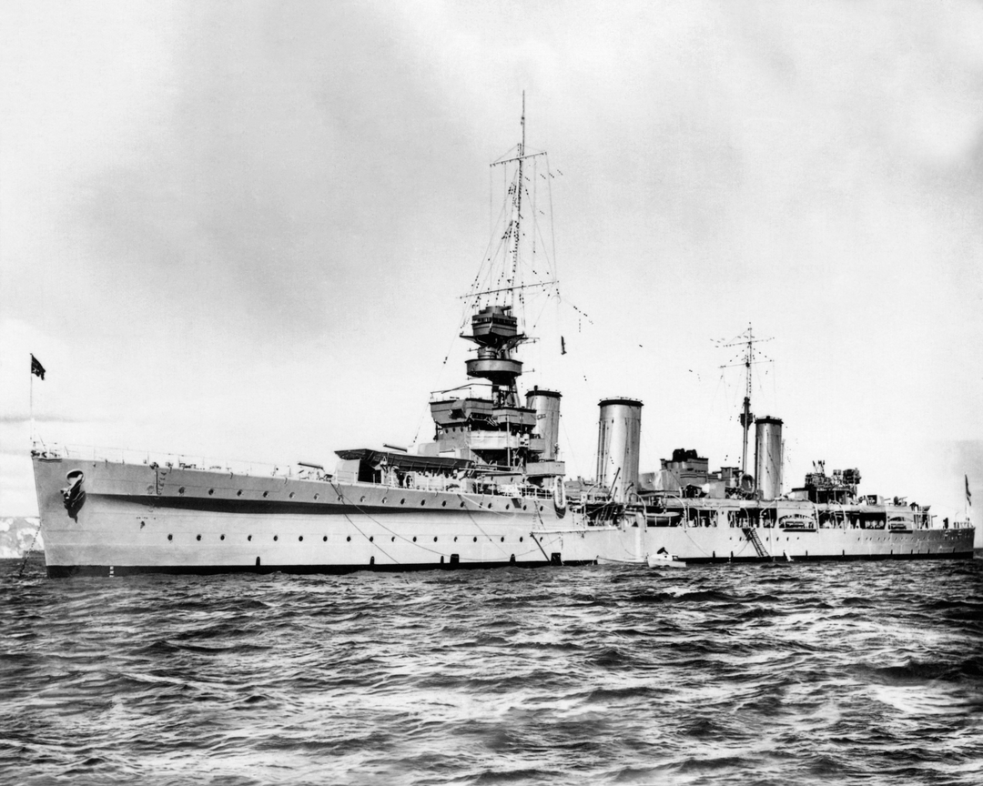 HMS Emerald Royal Navy Emeral Class Cruiser photo