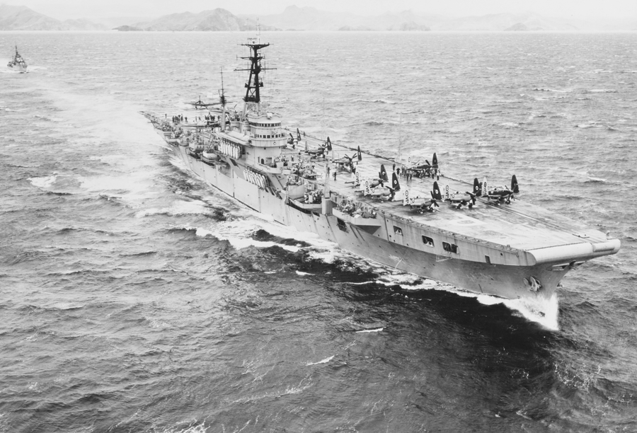 Royal Navy Colossus Class Aircraft Carriers Photo Prints