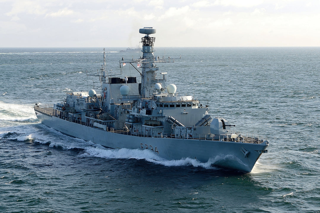 Royal Navy type 23 Frigate photo prints and framed prints