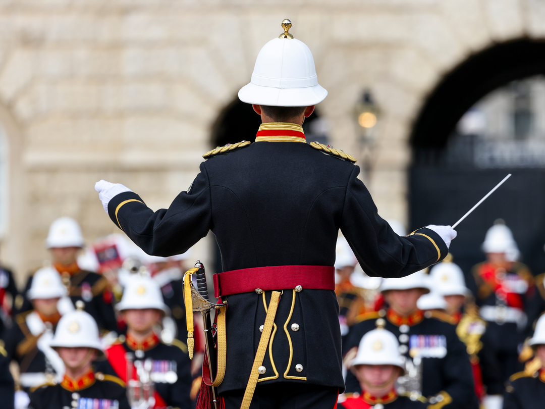 Royal Marines Band being Conducted 2024