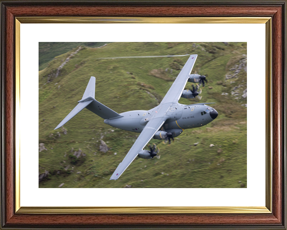 A400M Atlas RAF Fixed Wing Aircraft Formation Mach Loop Wales June 2024 Photo Print - Posters, Prints, & Visual Artwork - by Hampshire Prints (image 8 of 9)
