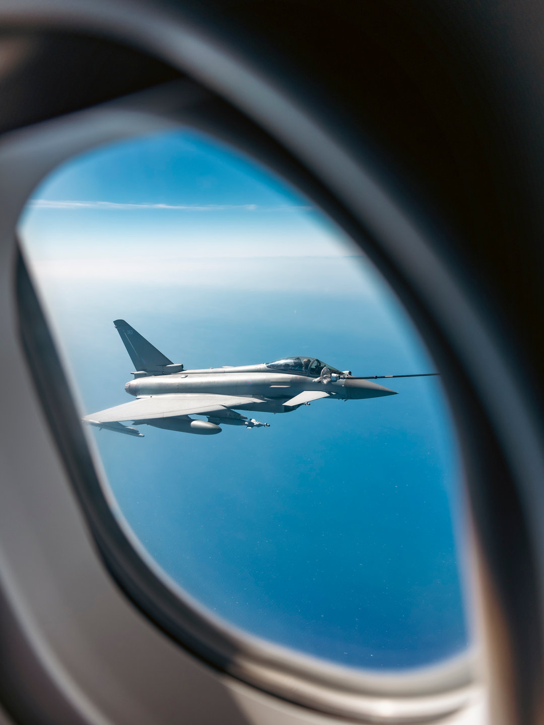 RAF Typhoon refuels Photo Print - Royal Air Force Aircraft Hampshire Prints 6 x 4 No Frame No