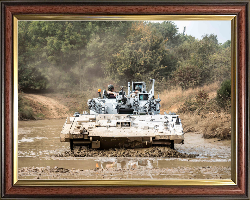 British Army AJAX Armoured Fighting Vehicle Water Crossing DVD Millbrook September 2024 Photo Print - Posters, Prints, & Visual Artwork - by Hampshire Prints (image 9 of 9)