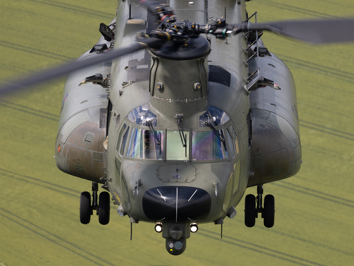 RAF Chinook Helicopter closeup Photo Print - Royal Air Force Aircraft Hampshire Prints 6 x 4 No Frame No