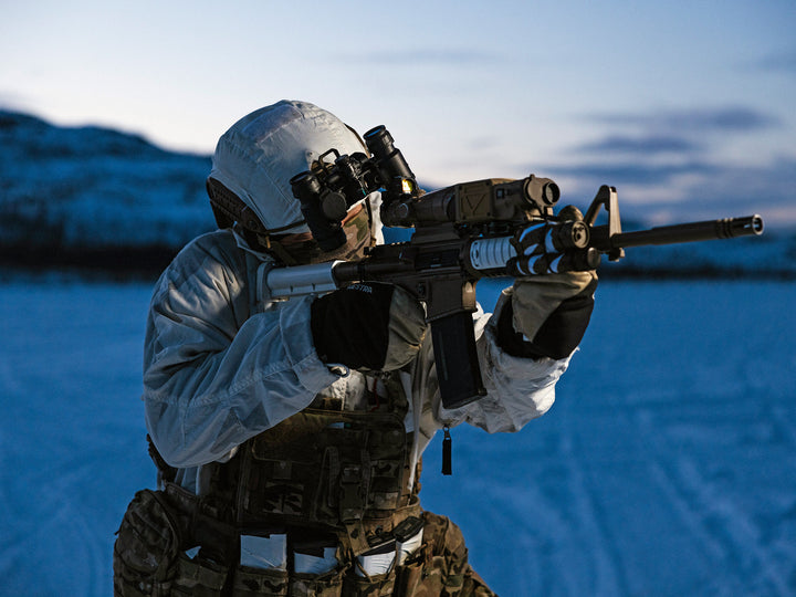 Royal Marine Commando in Snow Parka Photo Print Hampshire Prints 6 x 4 No Frame No