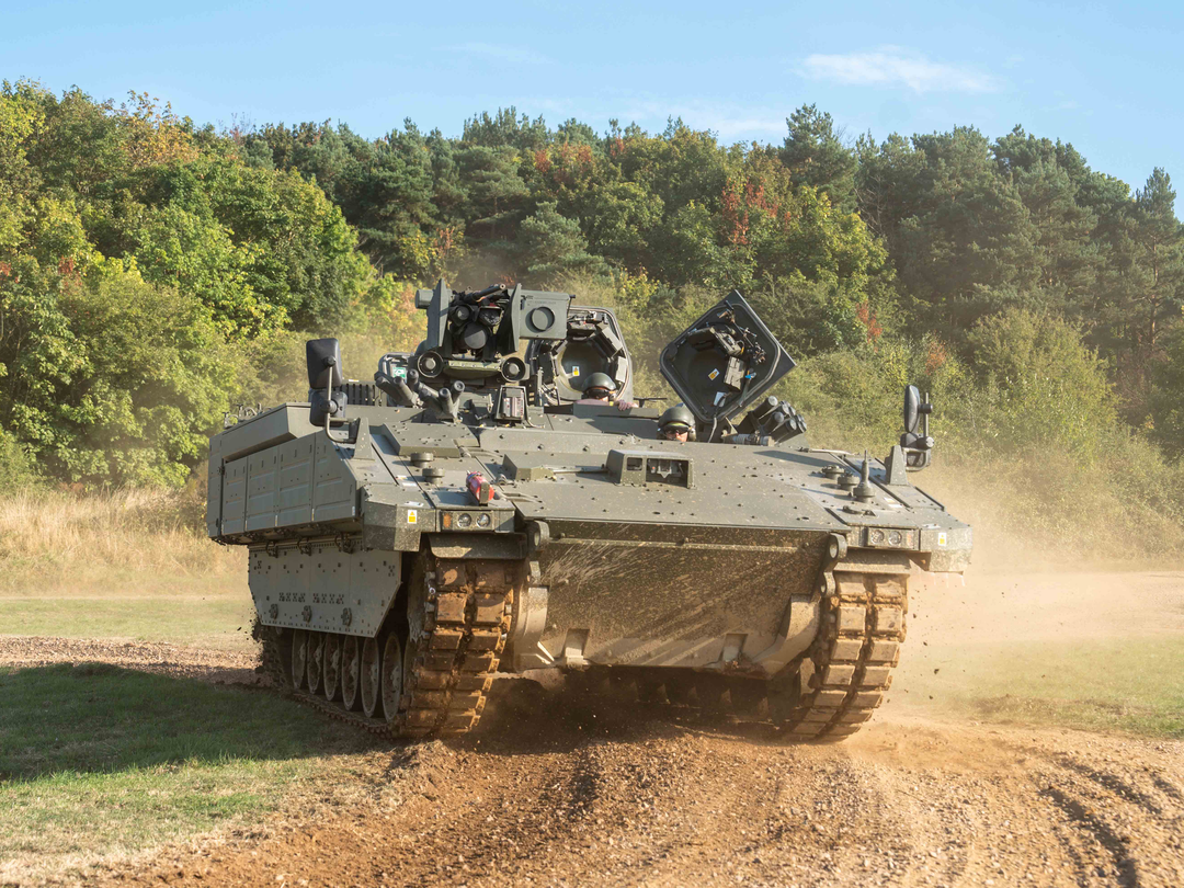 AJAX Armoured Fighting Vehicle at Speed 2024 British Army Vehicle Photo Print Wall Art Military Decor UK Posters, Prints, & Visual Artwork Hampshire Prints 6 x 4 No Frame No