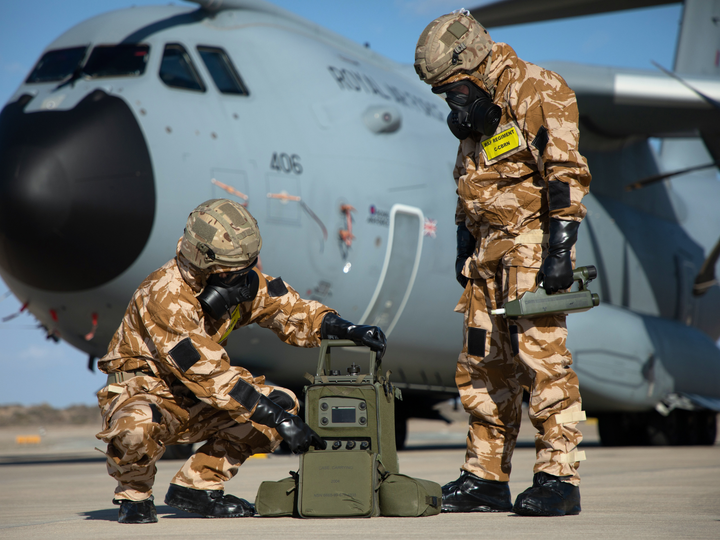 RAF Regiment CBRN Team Photo Print - Royal Air Force Hampshire Prints 6 x 4 No Frame No