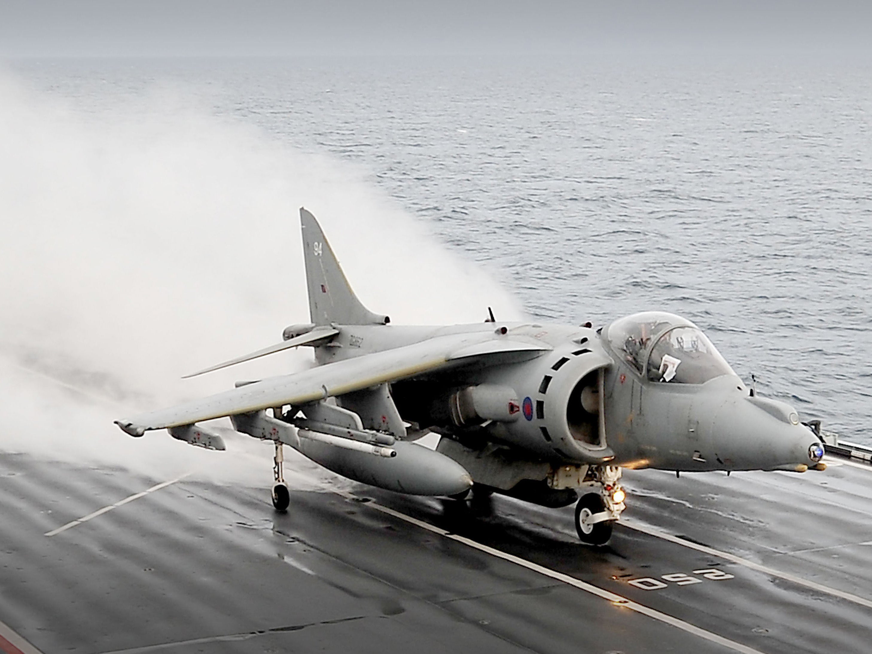 Royal Navy Harrier GR9 Takes off HMS Ark Royal 2010 Photo Print ...