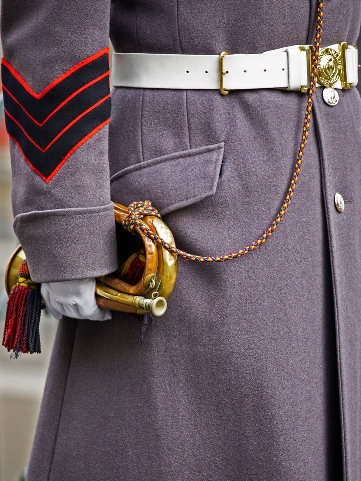 A British Army Bugler from the Welsh Guards Photo Print - British Army Posters, Prints, & Visual Artwork Hampshire Prints 6 x 4 No Frame No