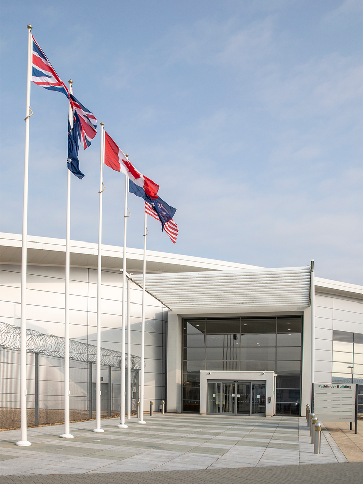Pathfinder Building RAF Wyton Cambridgeshire Photo Print - Royal Air Force Posters, Prints, & Visual Artwork Hampshire Prints 6 x 4 No Frame No
