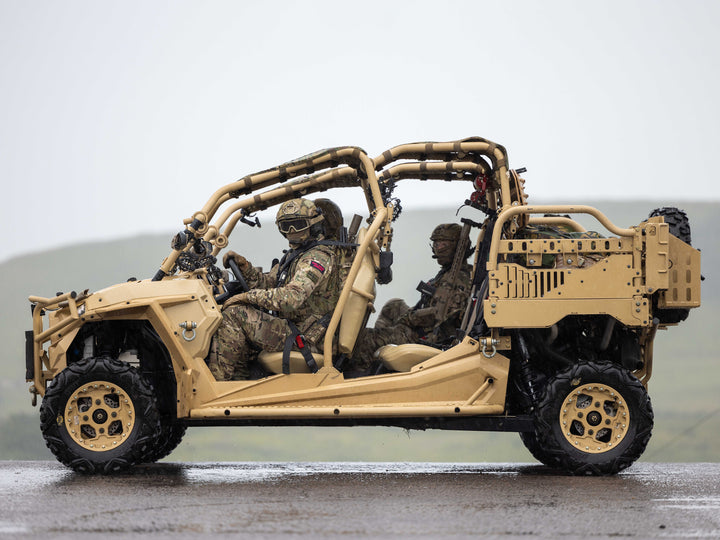 Royal Marine Commandos on a Polaris MRZR-D4 Photo Print Hampshire Prints 6 x 4 No Frame No
