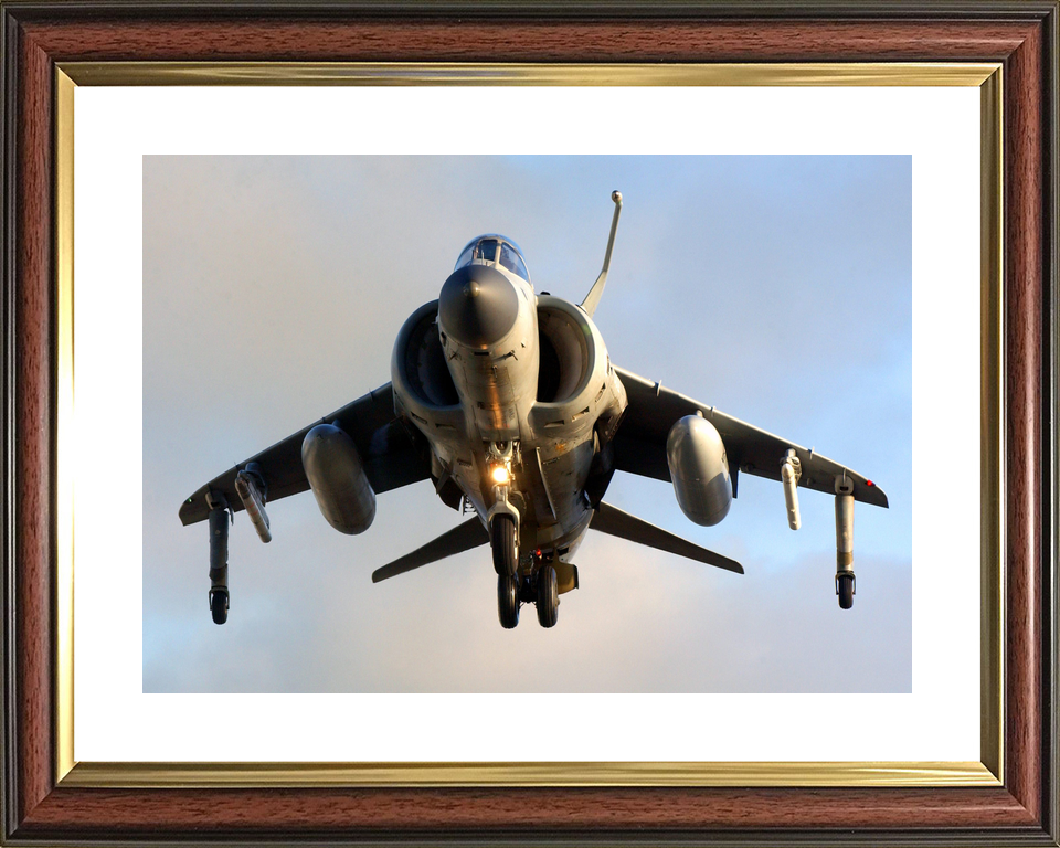 Royal Navy Harrier FA2 Vertical Launch HMS Ark Royal 2010