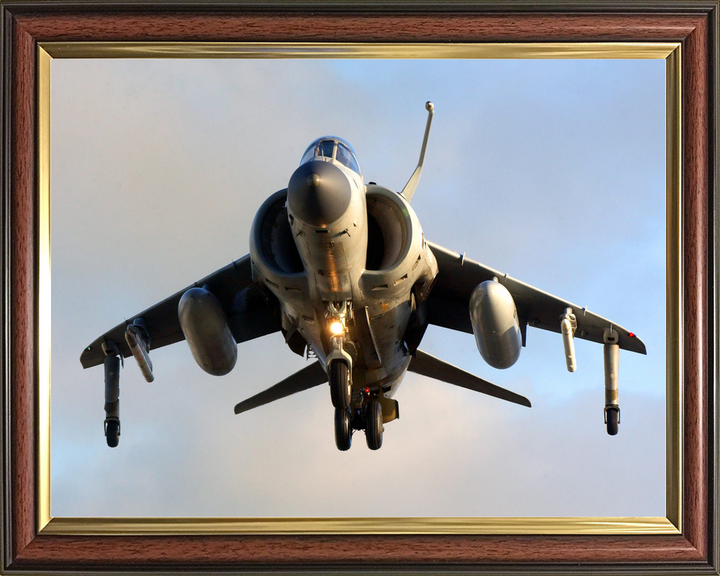 Royal Navy Harrier FA2 Vertical Launch HMS Ark Royal 2010