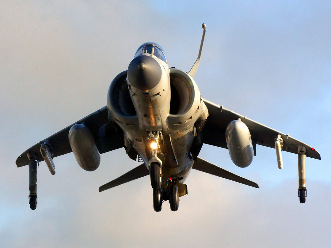 Royal Navy Harrier FA2 Vertical Launch HMS Ark Royal 2010