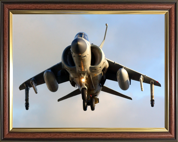 Harrier FA2 Jet Hovering Photo Print - Royal Navy Aircraft Hampshire Prints